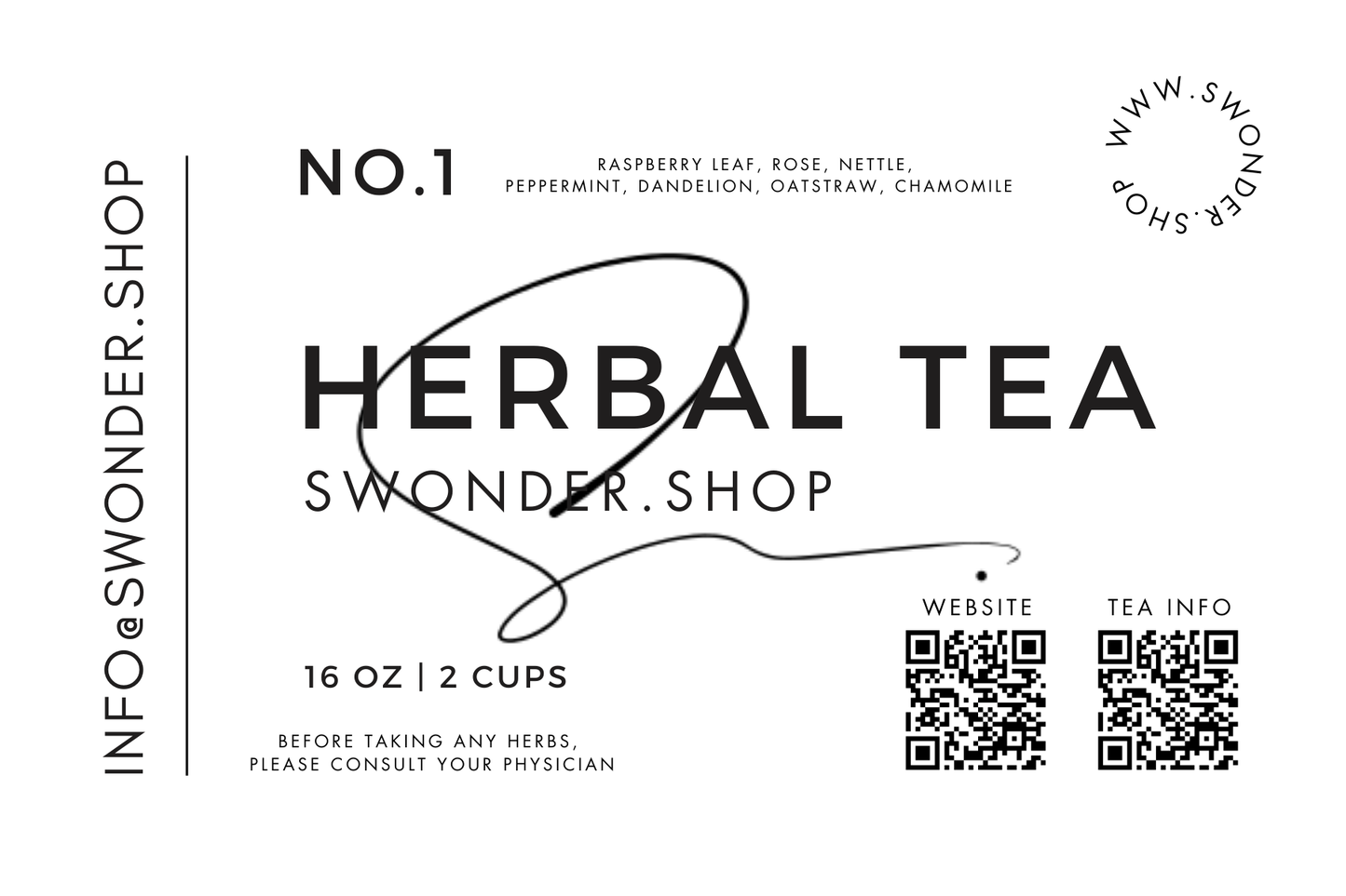 SWONDERSHOP HERBAL TEA BLEND